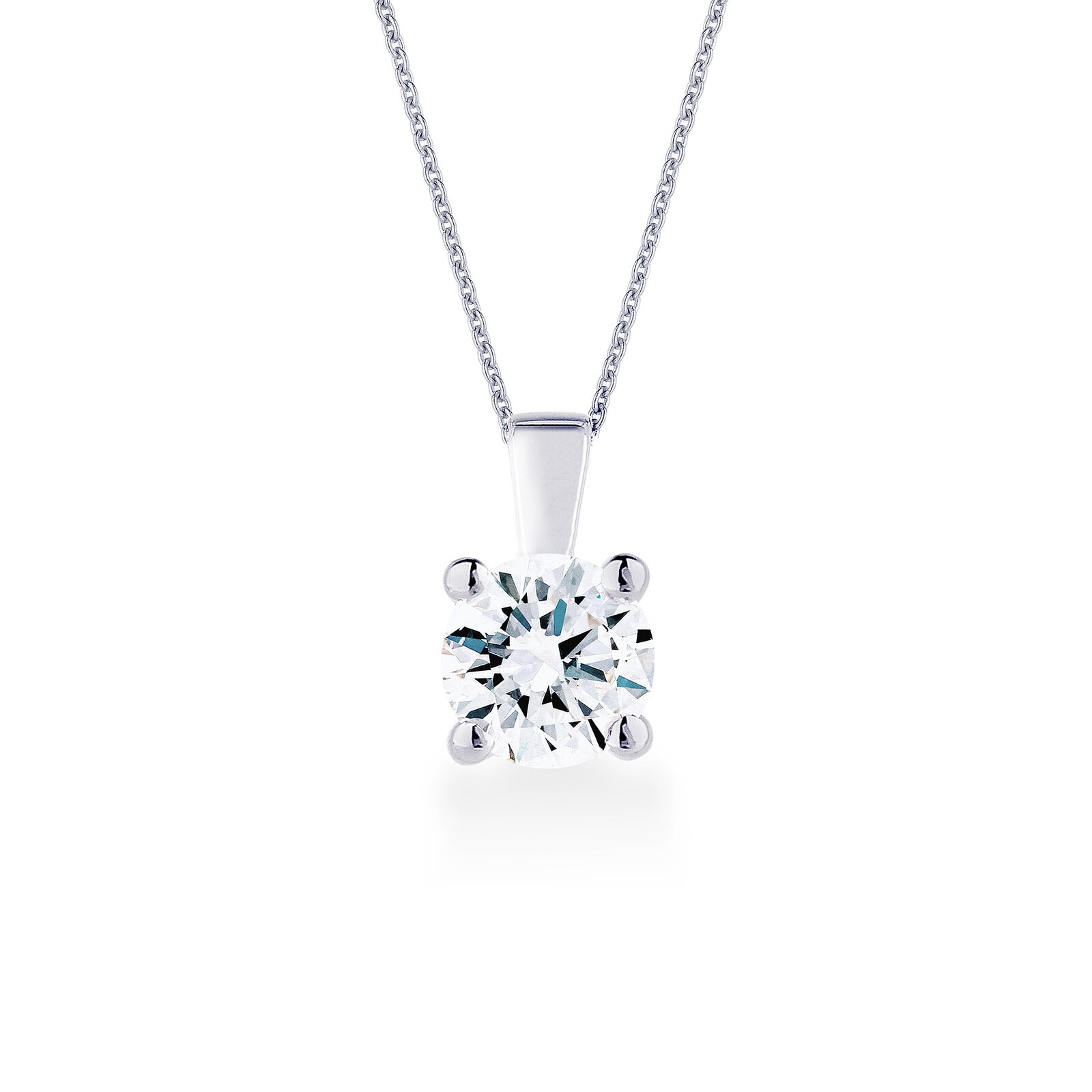 Mappin & Webb Libretto 18ct White Gold 0.30ct Diamond Pendant