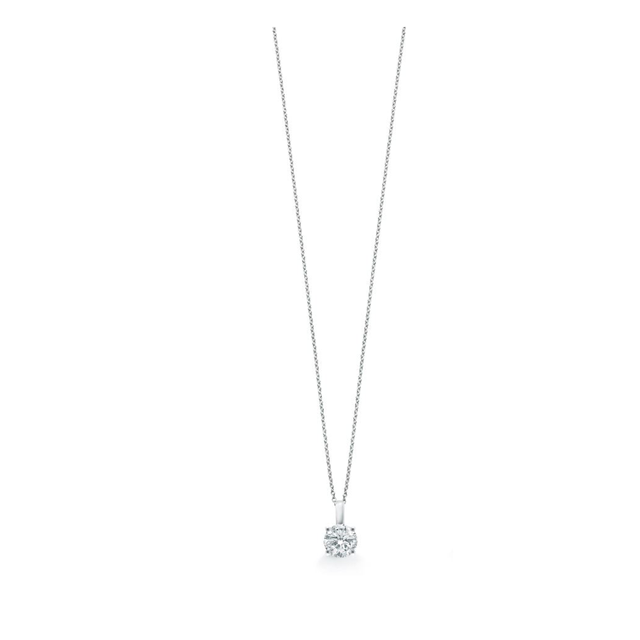 Mappin & Webb Libretto 18ct White Gold 0.50ct Diamond Pendant