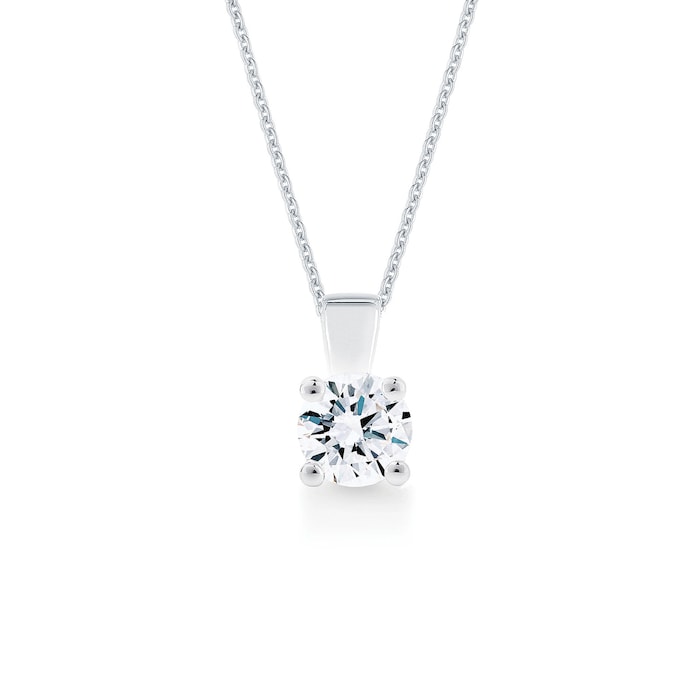 Mappin & Webb Libretto 18ct White Gold 0.70ct Diamond Pendant