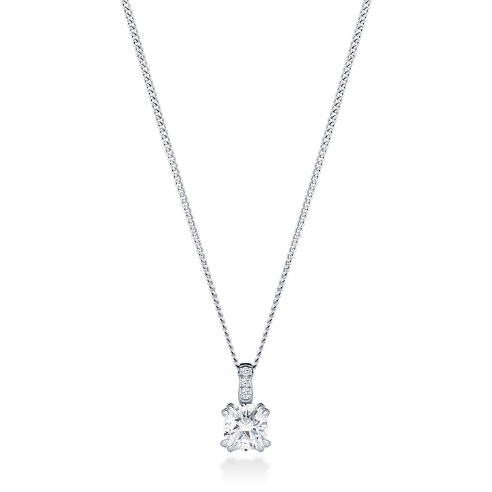 Mappin & Webb Platinum 0.52 Carat Diamond Pendant