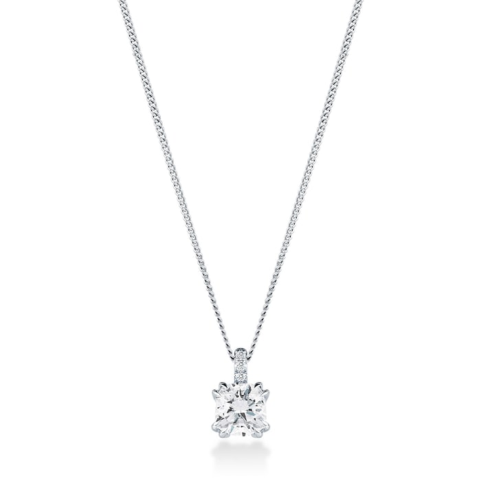 Mappin & Webb Platinum 1.02 Carat Diamond Pendant