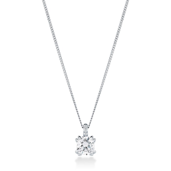 Mappin & Webb Platinum 1.02 Carat Diamond Pendant