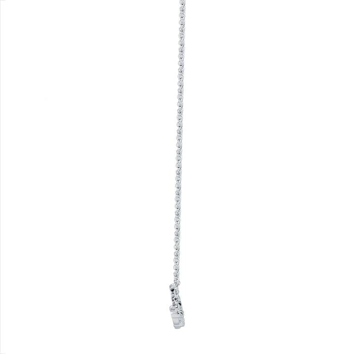 Goldsmiths 9ct White Gold 0.20 Carat Total Weight Diamond Bar pendant