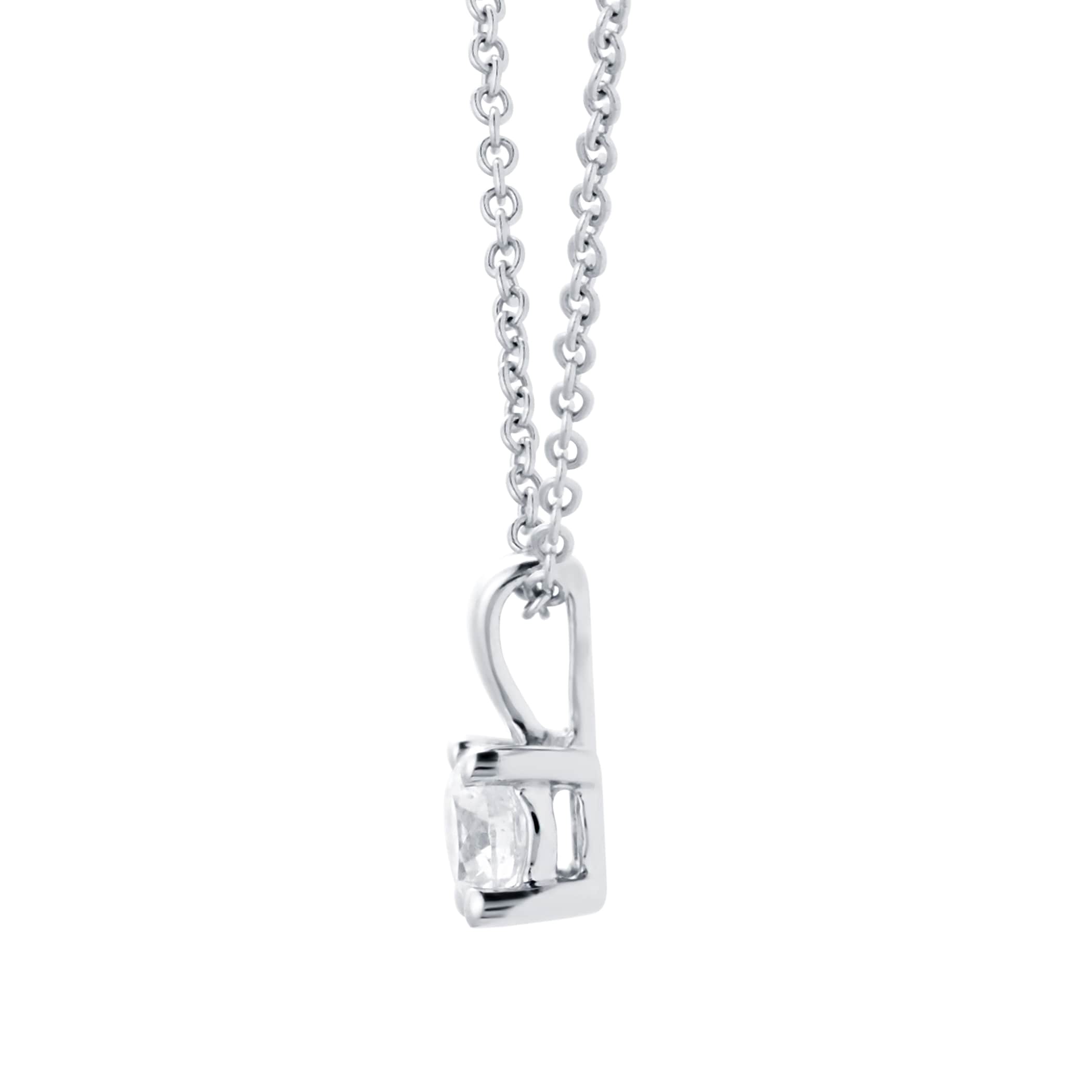 Mappin & Webb Libretto 18ct White Gold 0.25ct Diamond Pendant Mappin & Webb Libretto 18ct White Gold 0.25ct Diamond Pendant