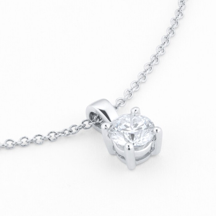 Mappin & Webb Libretto 18ct White Gold 0.40ct Diamond Pendant