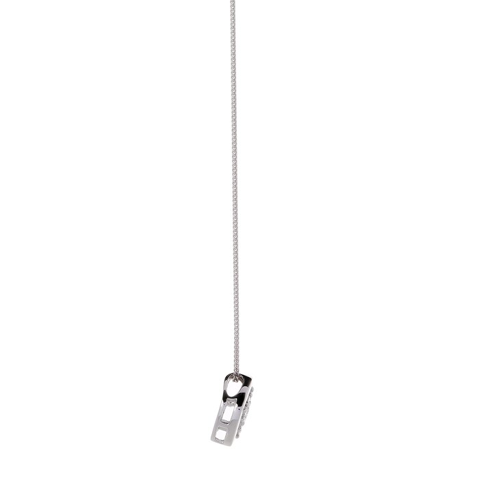 Goldsmiths 9ct White Gold 0.20ct Diamond Square Pendant