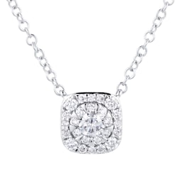 12142975 - Masquerade 18ct White Gold 0.30cttw Diamond Pendant