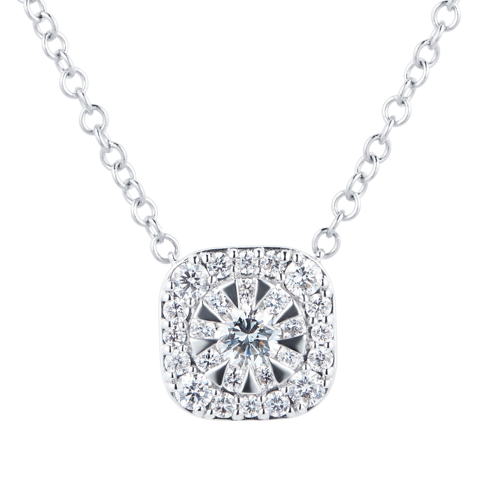 Masquerade 18ct White Gold 0.60cttw Diamond Pendant