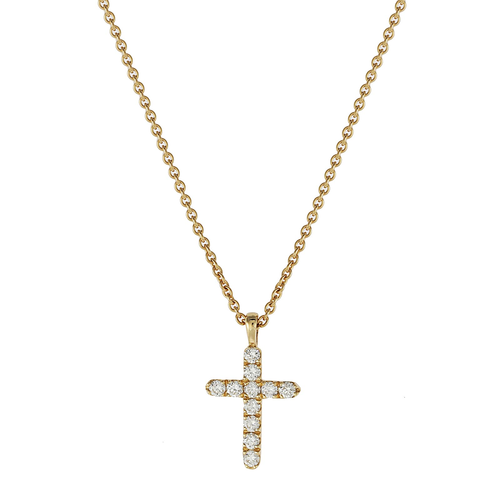 18ct 750 Gold Cross and 18ct Gold Chain For Sale at 1stDibs | italy 750 gold  price, gold cross and chain 18ct, 750 cross