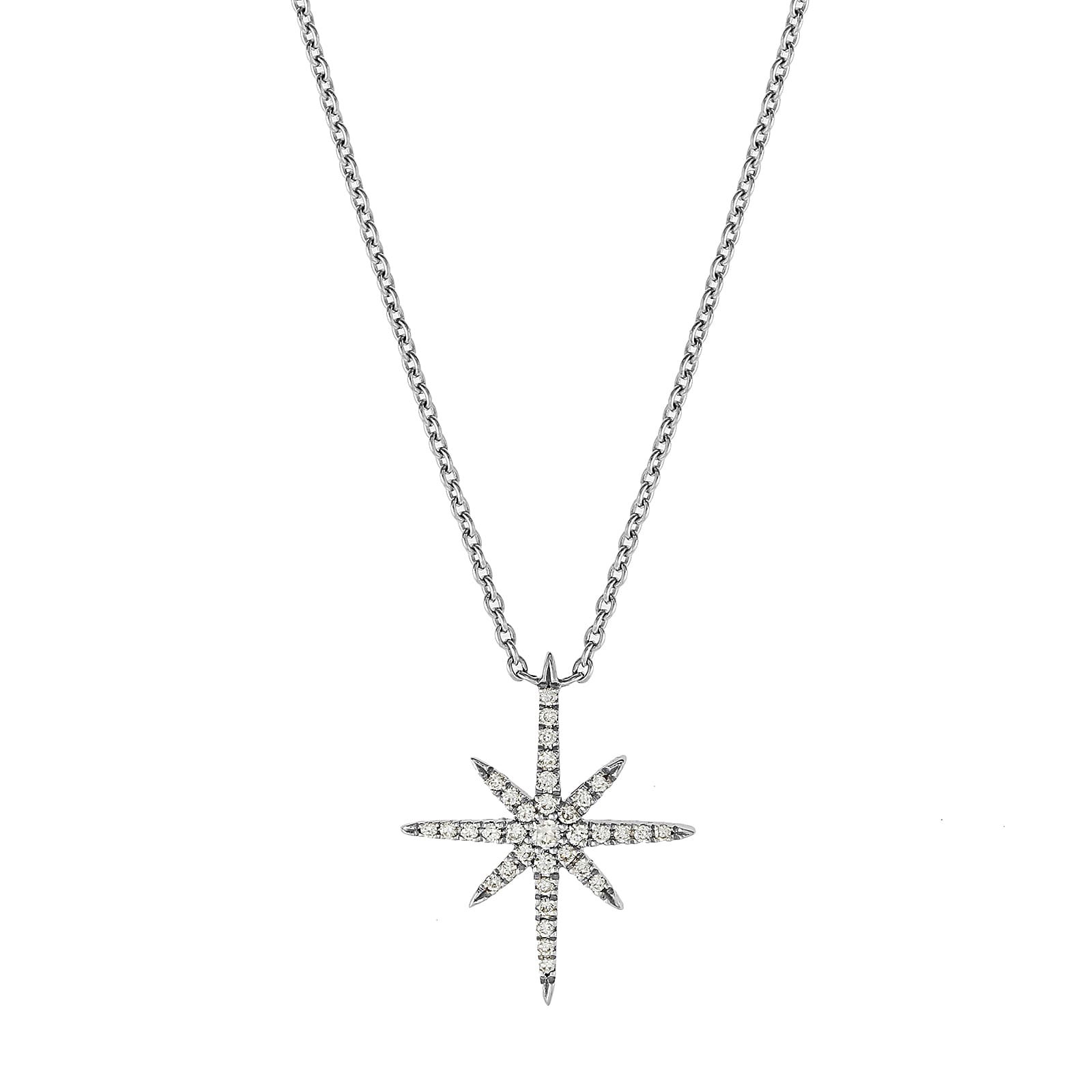Rising Star Chain Diamond Pendant | Radiant Bay