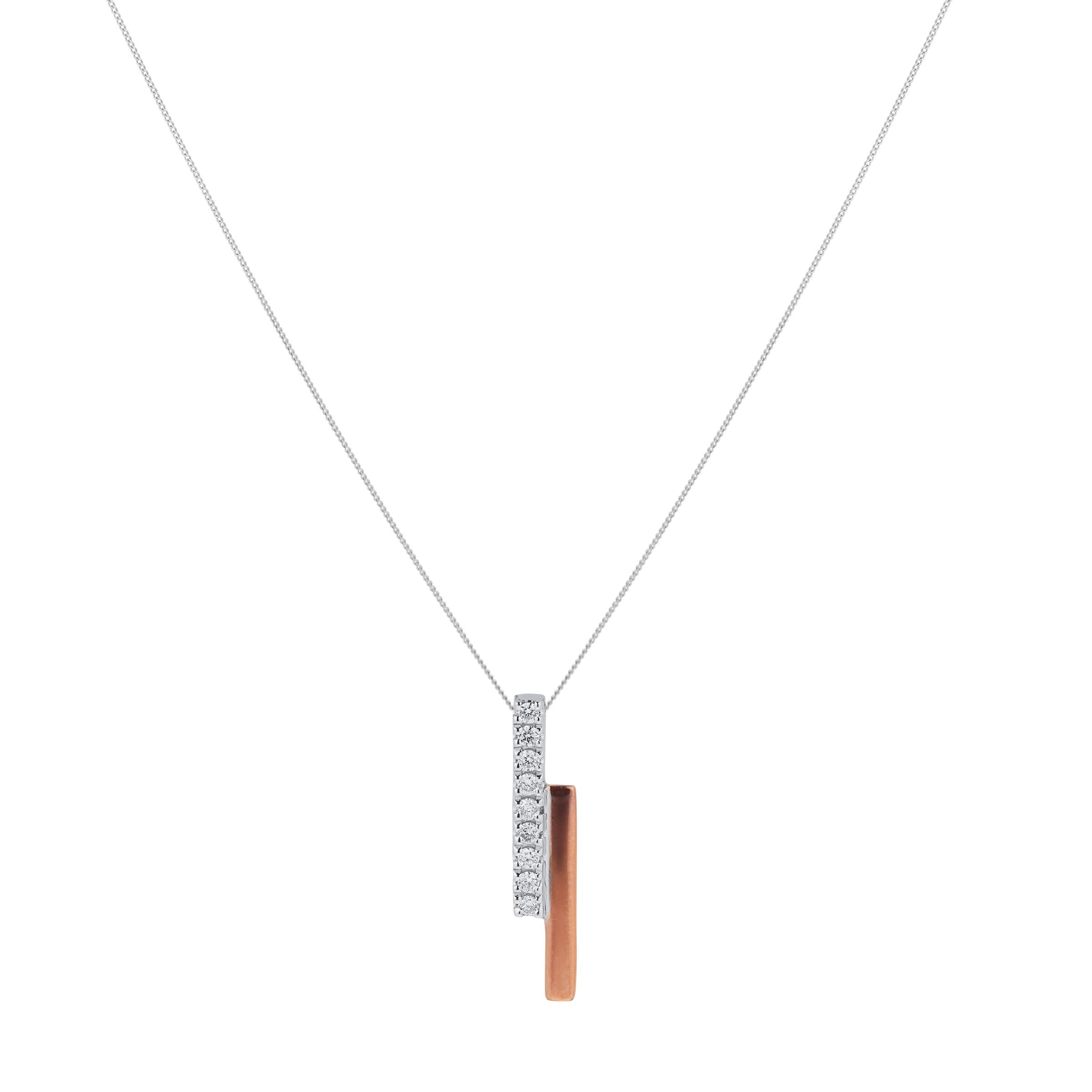 goldsmiths rose gold necklace