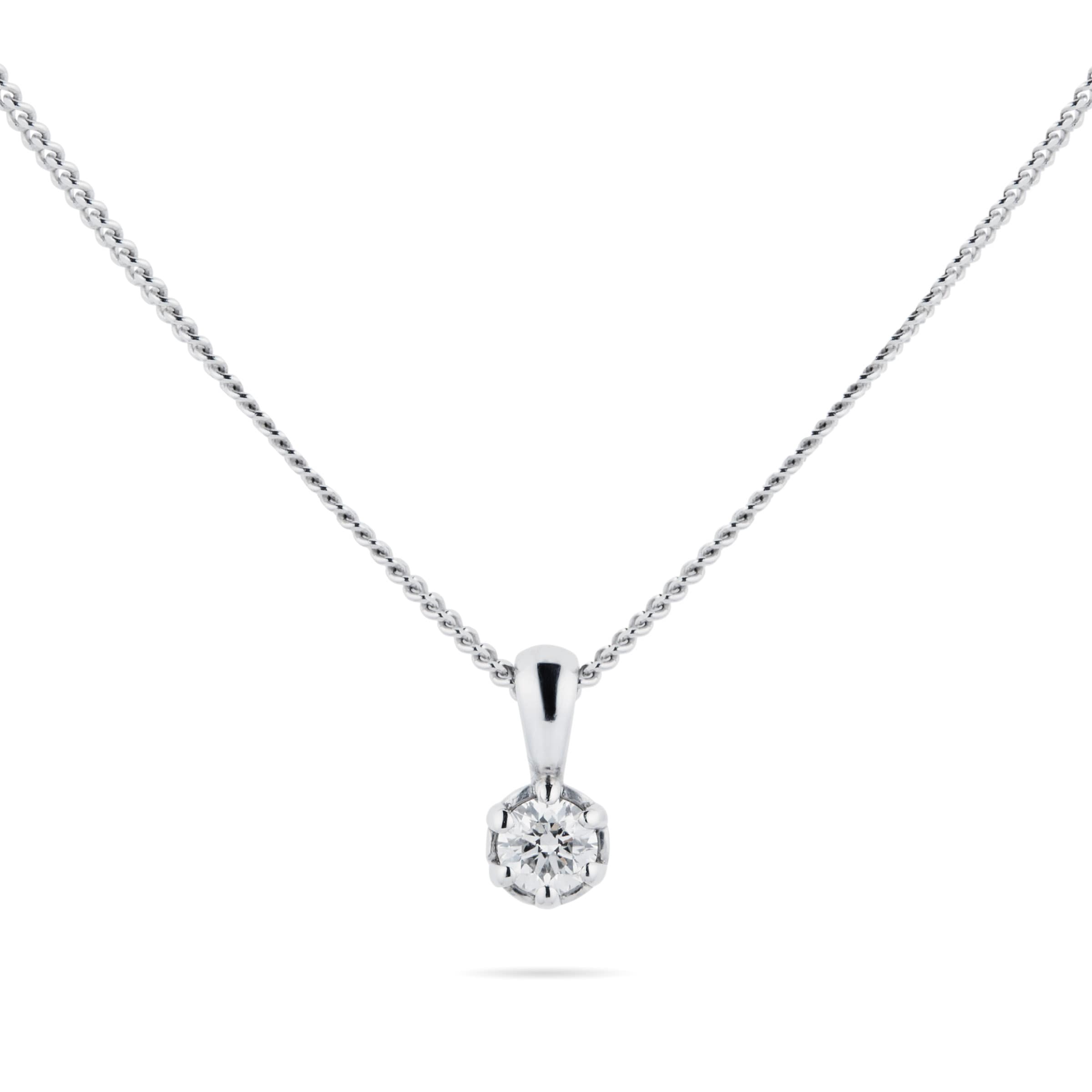 Diamond necklace sale bezel