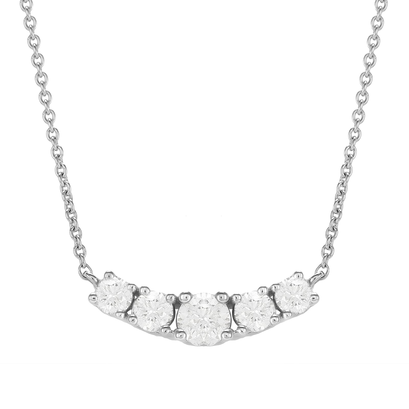 5 Stone Lovebright Essential Diamond Necklace - 9994HJHADFGNKWG – Jays  Jewelry
