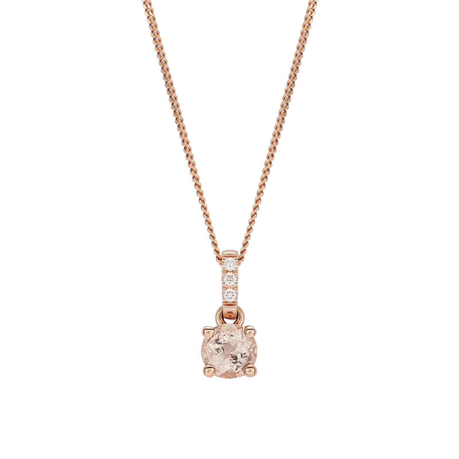 goldsmiths rose gold necklace