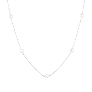 Mappin & Webb Gossamer 18ct White Gold Freshwater Pearl Necklace