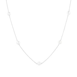 12143082 - Gossamer 18ct White Gold Freshwater Pearl Necklace