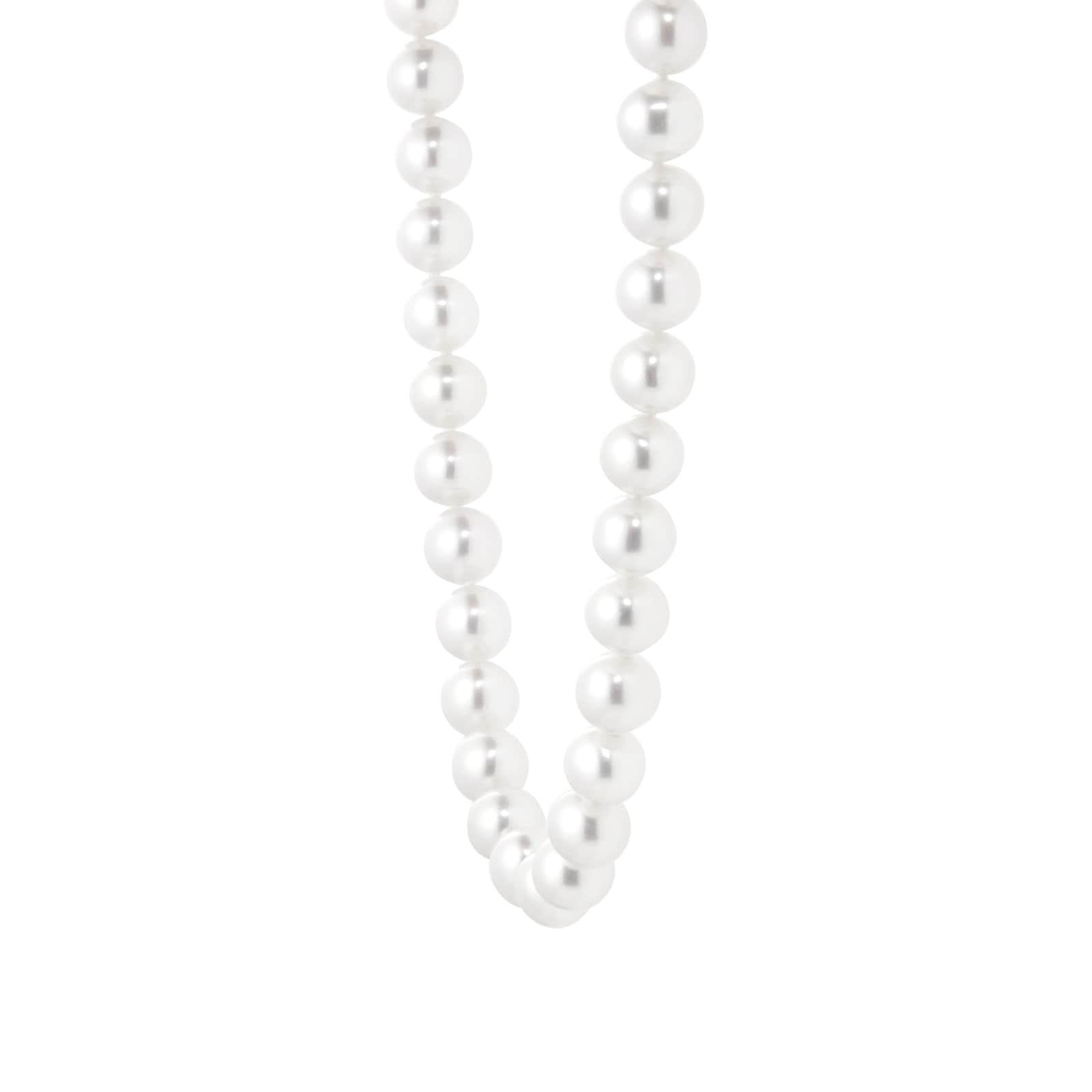 Mappin & Webb 18ct White Gold 7-7.5mm Freshwater Pearl 18 Inch Necklace Mappin & Webb 18ct White Gold 7-7.5mm Freshwater Pearl 18 Inch Necklace