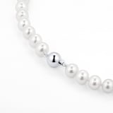 Mappin & Webb 18ct White Gold 7-7.5mm Freshwater Pearl 18 Inch Necklace