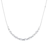 Mappin & Webb Renee 18ct White Gold 0.47cttw Small Line Necklace