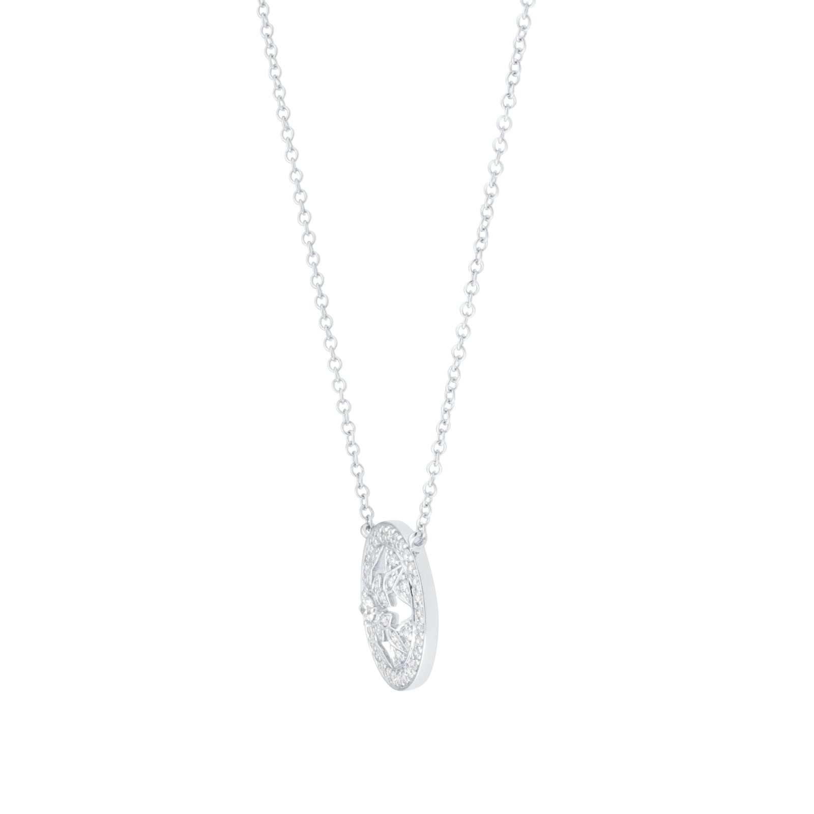 Mappin & Webb Empress 18ct White Gold 0.40cttw Diamond Pendant Mappin & Webb Empress 18ct White Gold 0.40cttw Diamond Pendant