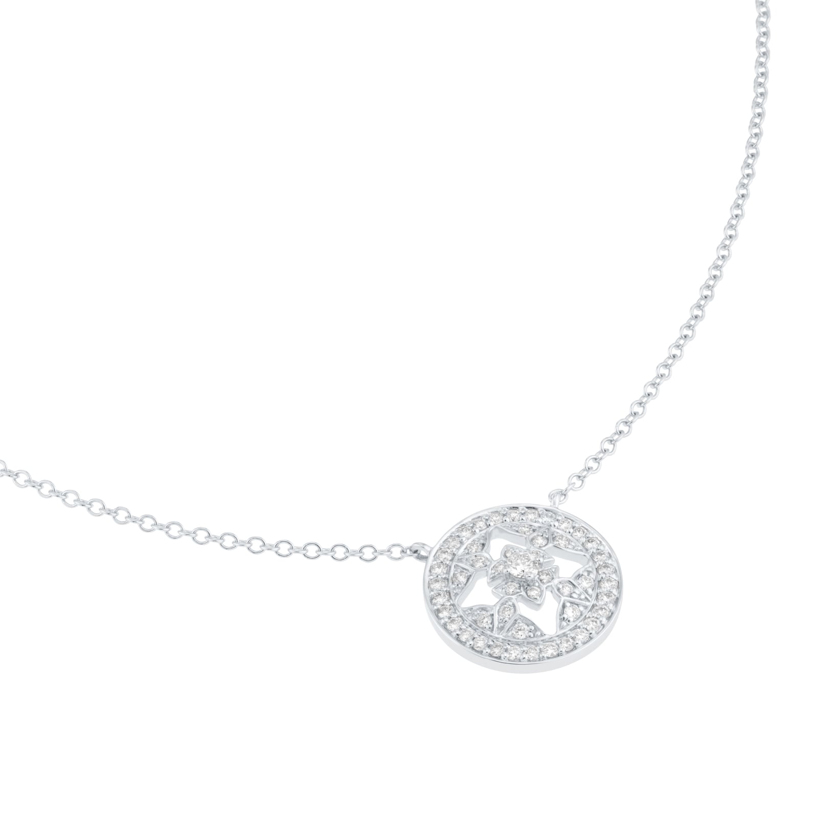 Mappin & Webb Empress 18ct White Gold 0.40cttw Diamond Pendant Mappin & Webb Empress 18ct White Gold 0.40cttw Diamond Pendant