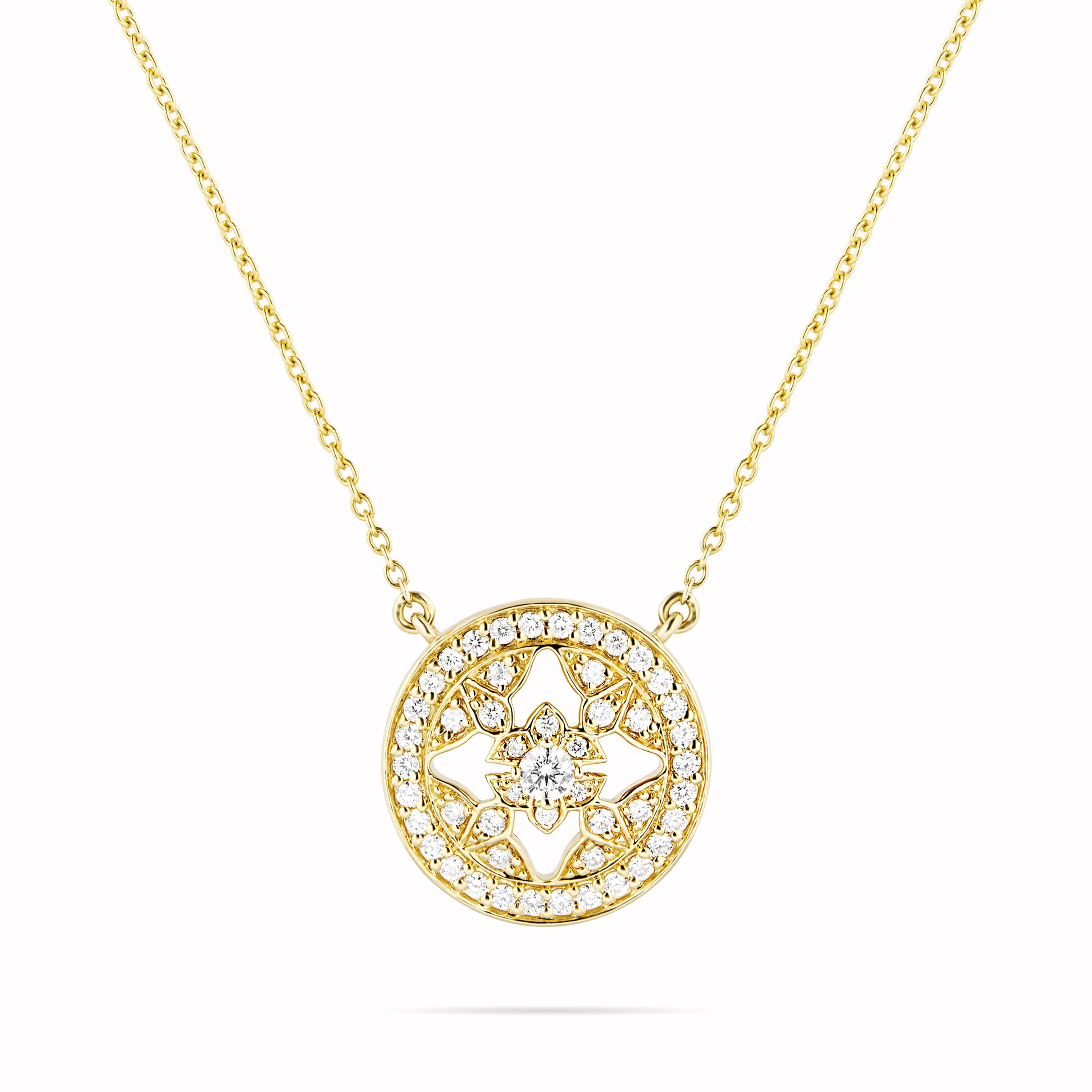 Empress 18ct Yellow Gold 0.40cttw Diamond Pendant