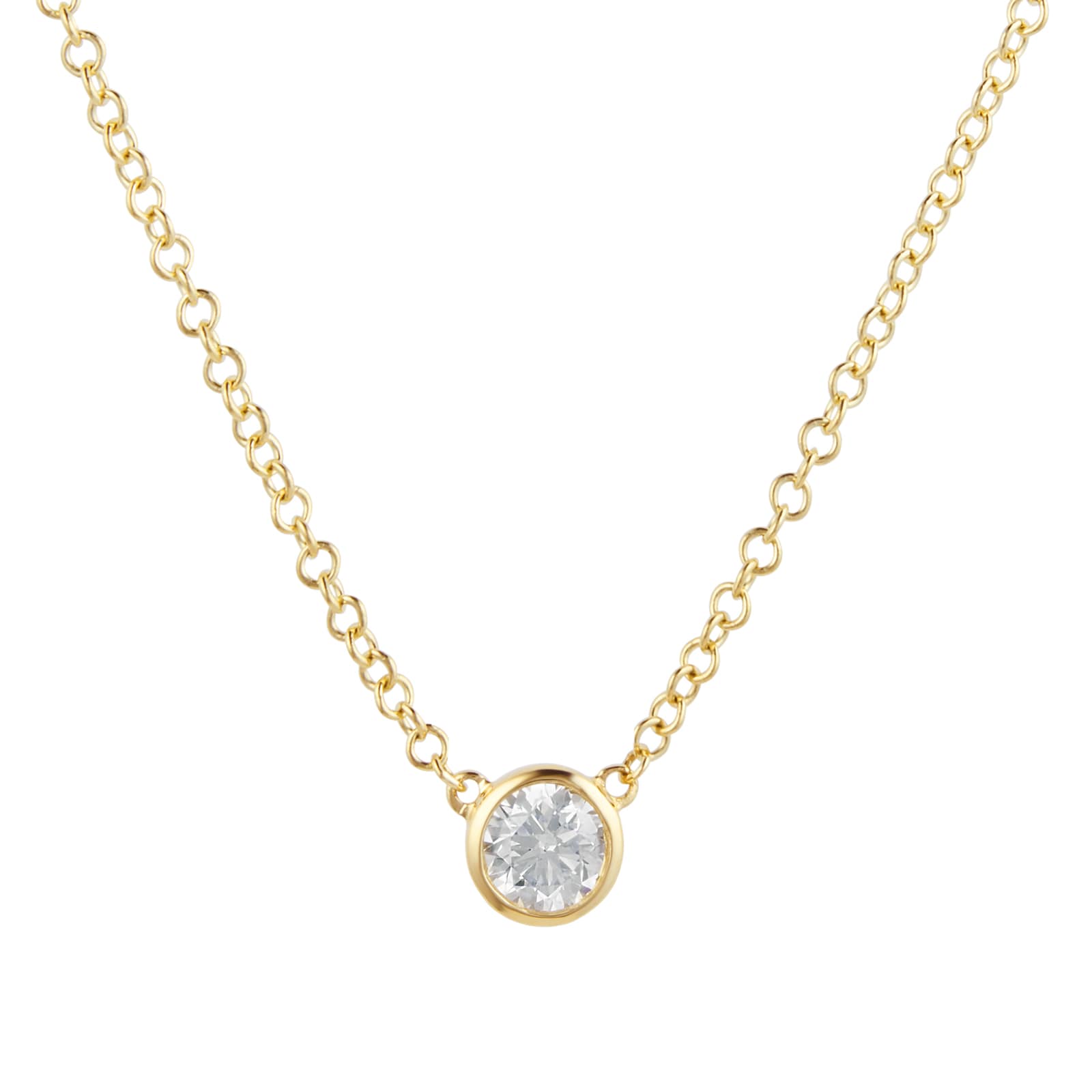 Gossamer 18ct Yellow Gold 0.24ct Diamond Necklace