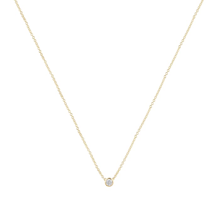 Mappin & Webb Gossamer 18ct Yellow Gold 0.24ct Diamond Necklace