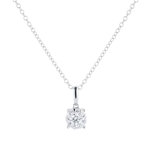 Mappin & Webb Masquerade 18ct White Gold 0.32cttw Diamond Pendant