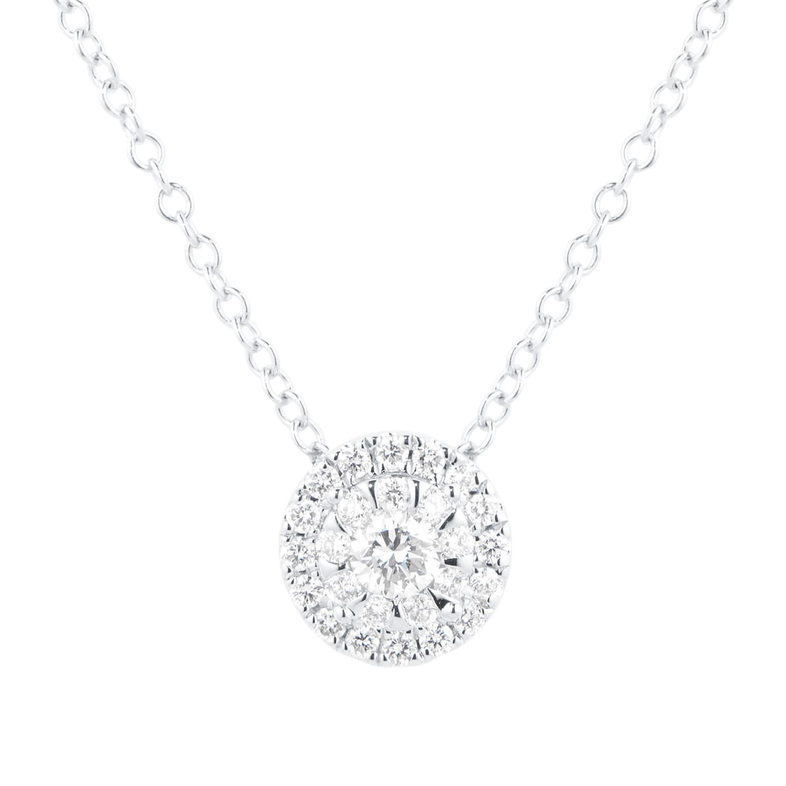 Masquerade 18ct White Gold 0.30cttw Diamond Pendant