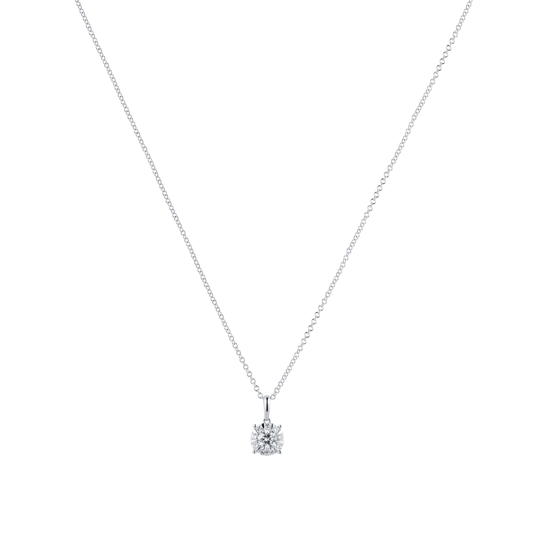 Mappin & Webb Masquerade 18ct White Gold 0.68cttw Diamond Pendant