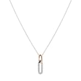 Mappin & Webb Harmony 18ct Rose and White Gold 0.10cttw Diamond Pendant