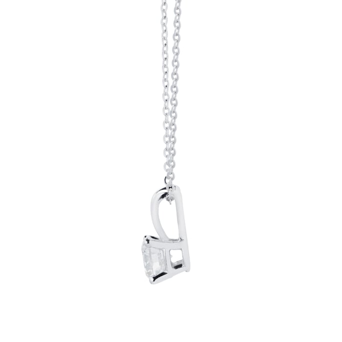 Goldsmiths 9ct White Gold 0.25ct Brilliant Cut Pendant