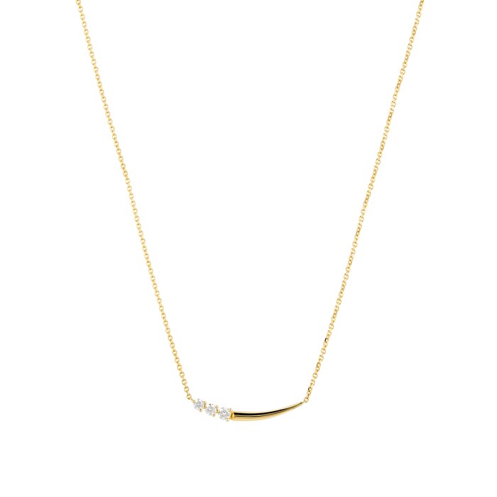 Mappin & Webb 18ct Yellow Gold 0.37ct Diamond Necklace