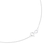 Goldsmiths 18ct White Gold 0.50ct Diamond 4 Claw Pendant