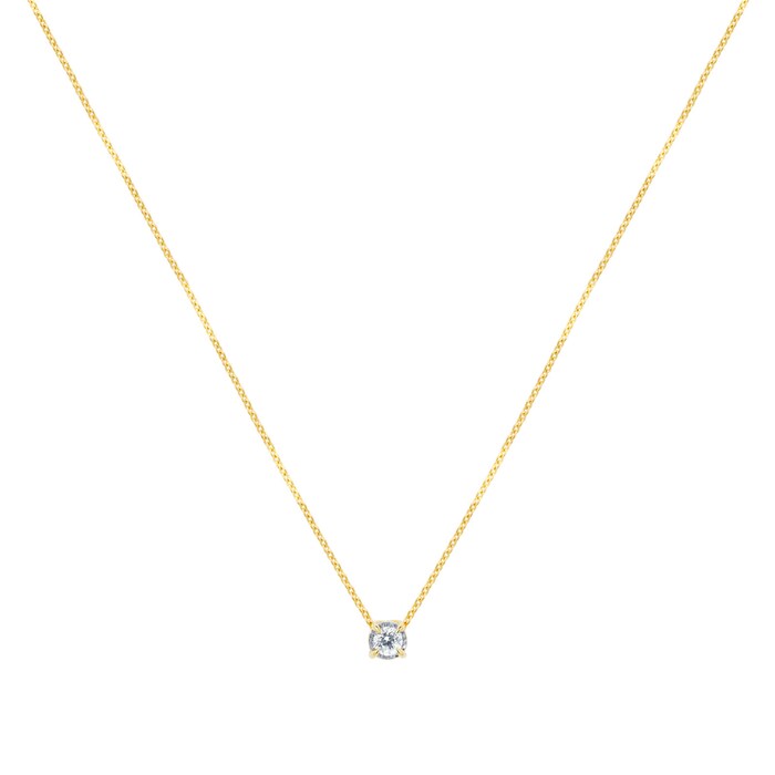 Goldsmiths 9ct Yellow Gold 0.10ct Illusion Pendant