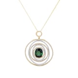 Mappin & Webb 18ct White & Yellow Gold 1.20ct Diamond & 3.70ct Tourmaline Pendant