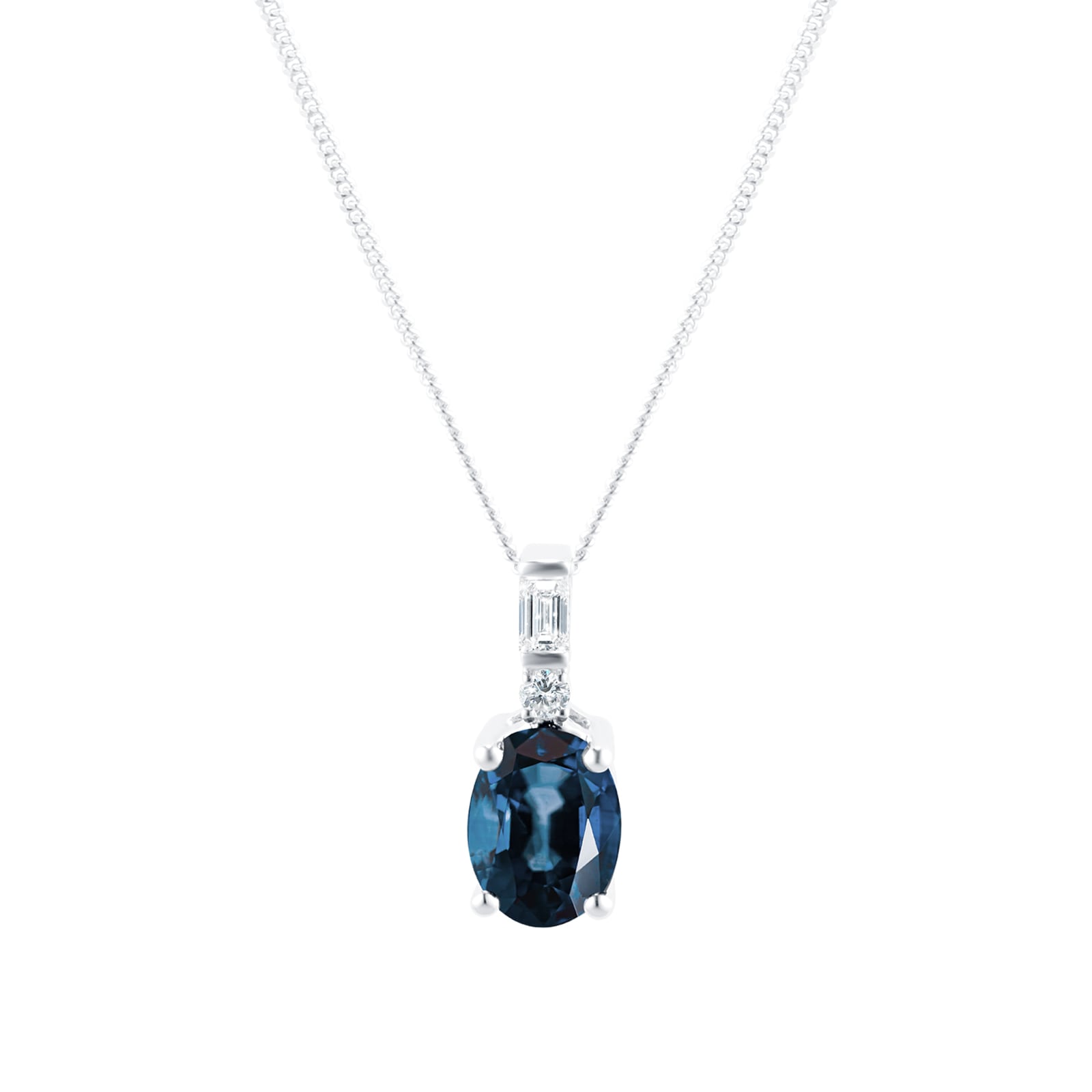 Sapphire necklace clearance goldsmiths