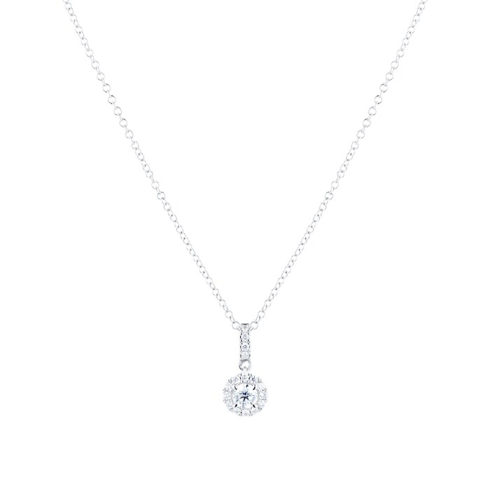 Mappin & Webb Amelia 18ct White Gold 0.40cttw Diamond Pendant