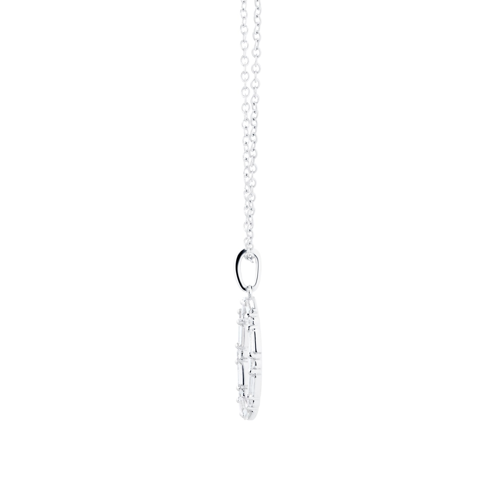 Mappin & Webb Renee 18ct White Gold 0.46cttw Diamond Circle Pendant