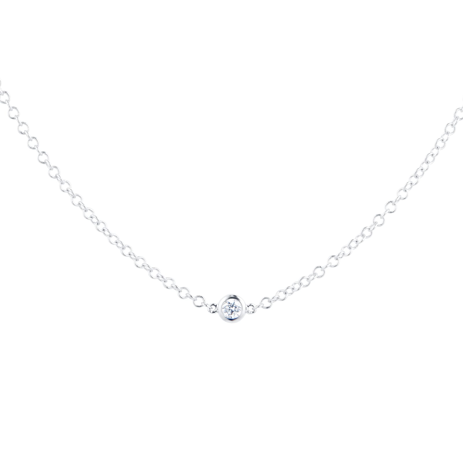 Gossamer 18ct White Gold 0.50cttw Diamond Necklace