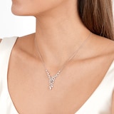 Mappin & Webb Vinea 18ct White Gold 0.65cttw Diamond Necklace