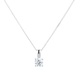 Goldsmiths 18ct White Gold 1ct Diamond Pendant