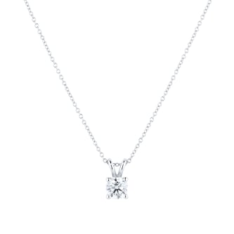 Goldsmiths Platinum 1ct Diamond Solitaire Pendant Goldsmiths Platinum 1ct Diamond Solitaire Pendant