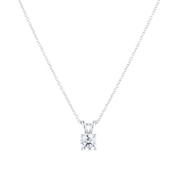 12143433 - Platinum 1ct Diamond Solitaire Pendant