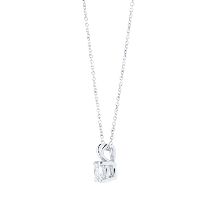 Goldsmiths Platinum 1ct Diamond Solitaire Pendant