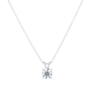 Goldsmiths Platinum 2ct Diamond Solitaire Pendant