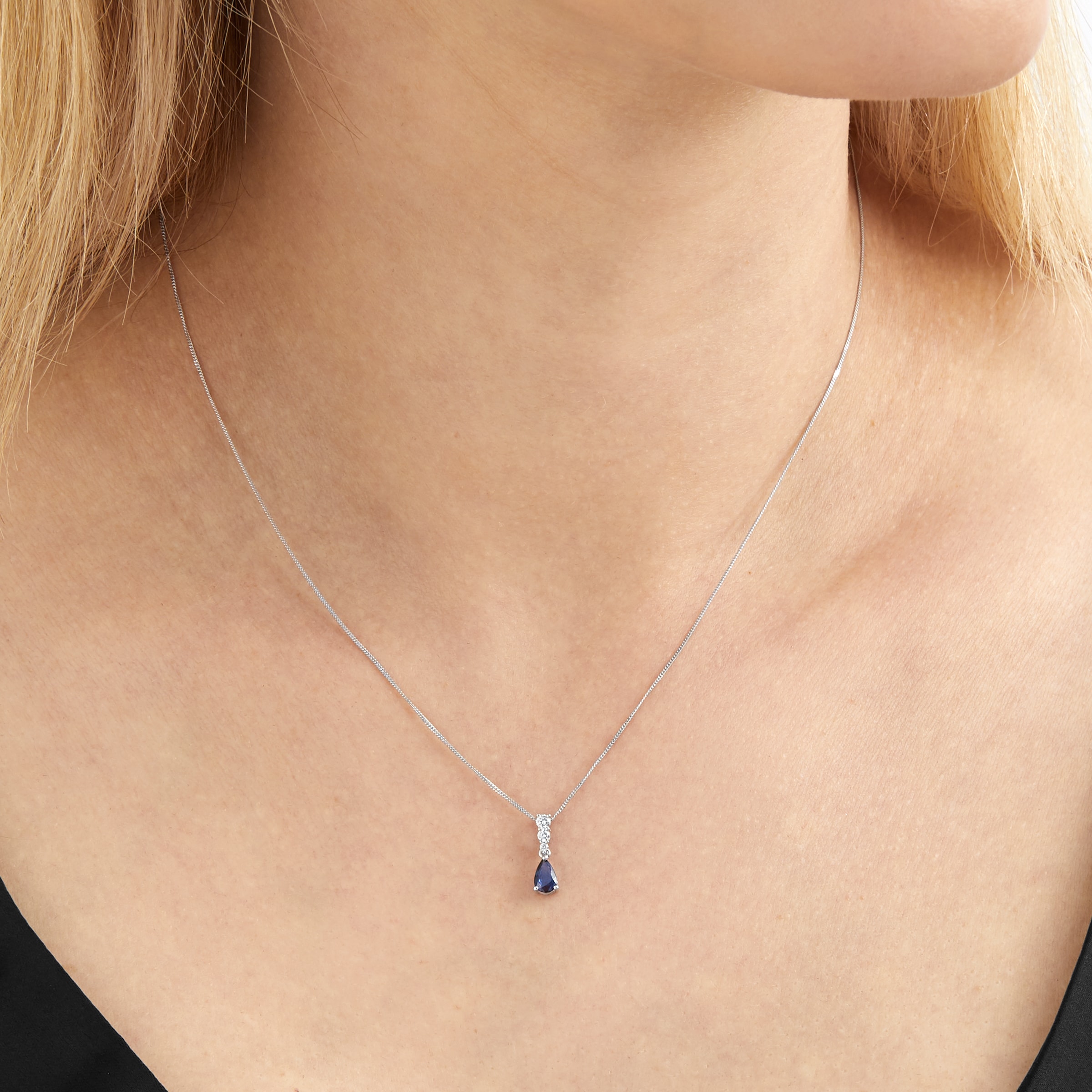 sapphire necklace goldsmiths