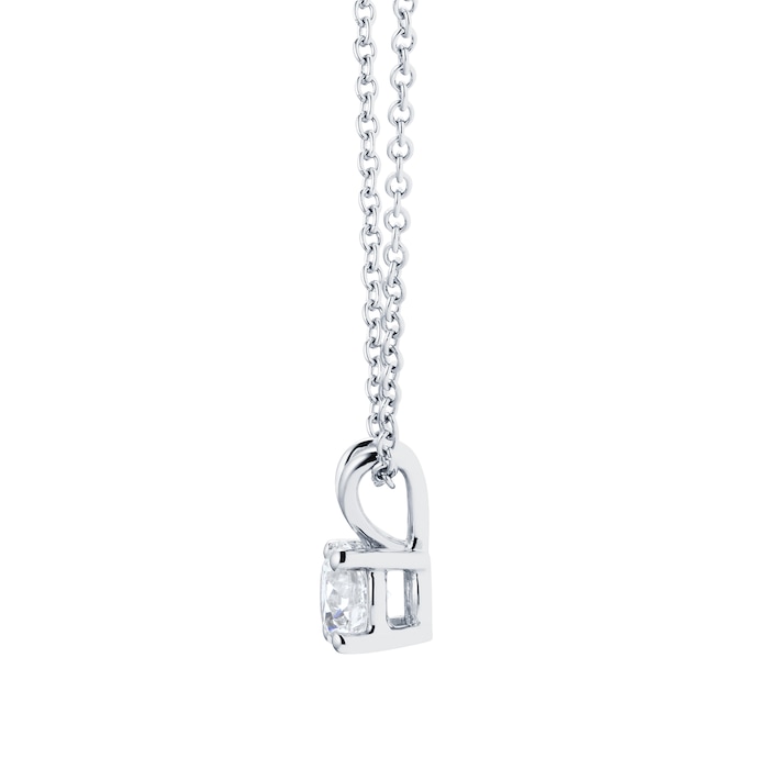 Goldsmiths Platinum 0.50ct Diamond Solitaire Pendant