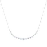 Mappin & Webb 18ct White Gold 2.49cttw Diamond Smiler Necklace